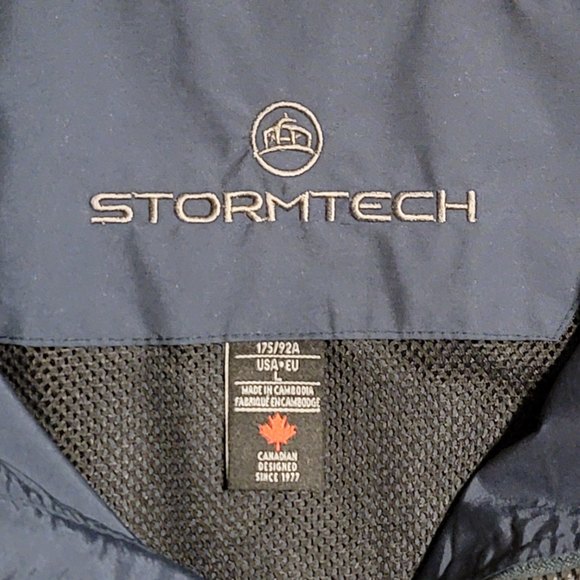 Stormtech Mens Dark Teal New With Tag Windbreaker Large - Picture 7 of 12